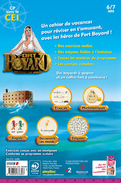 Cahier de vacances 2024 Fort Boyard - Les incollables - CP au CE1 - 6/7 ans
