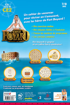 Cahier de vacances 2024 Fort Boyard - Les incollables -CE1 au CE2 - 7/8 ans