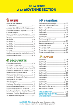 Cahier de vacances Simon - Les incollables - Petite Section à Moyenne Section