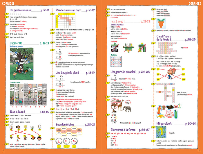 Cahier de vacances 2025 Ariol - Les incollables