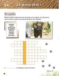 Mon grand livre d'activités une saison au zoo - Cahier de vacances