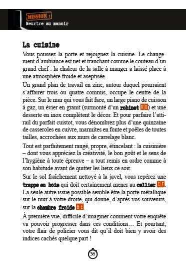 Escape game de poche - Meurtre au manoir