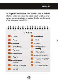 Escape game de poche - Meurtre au manoir