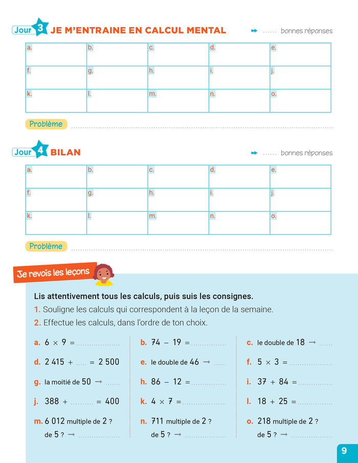 En route pour le calcul mental !