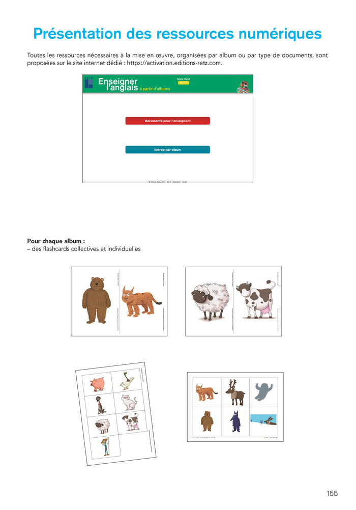 Enseigner l'anglais à partir d'albums GS-CP + Album + téléchargement