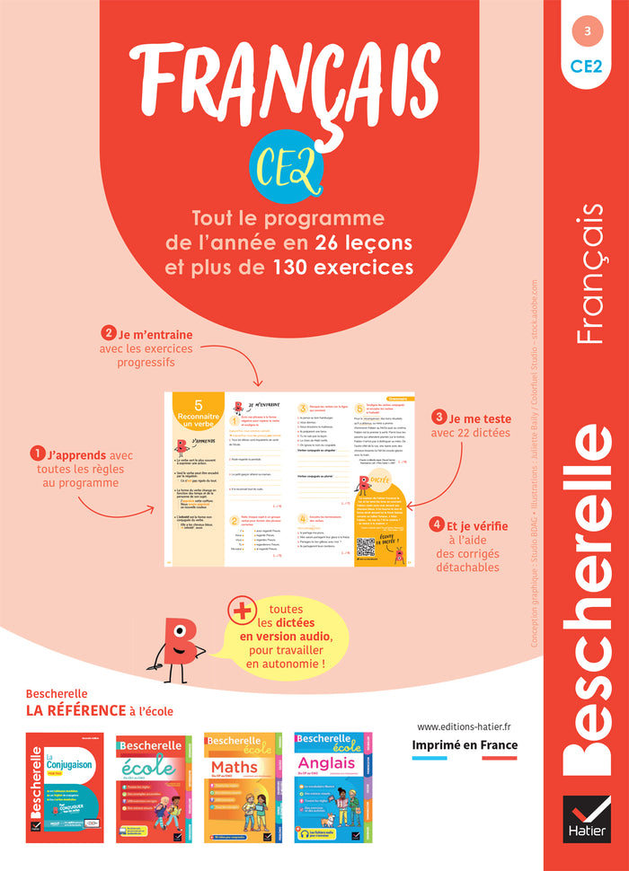 Mon cahier d'entraînement en français CE2