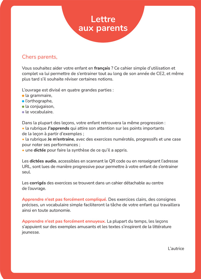 Mon cahier d'entraînement en français CE2