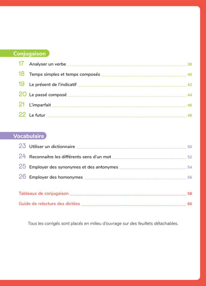 Mon cahier d'entraînement en français CE2
