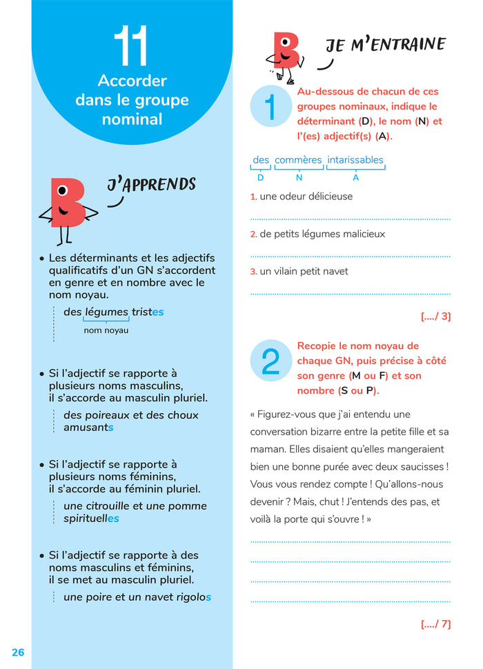 Mon cahier d'entraînement en français CE2