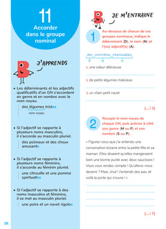 Mon cahier d'entraînement en français CE2