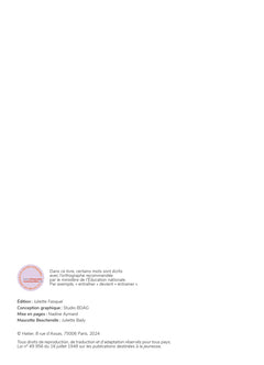 Mon cahier d'entraînement en Français CM1 - 9 ans