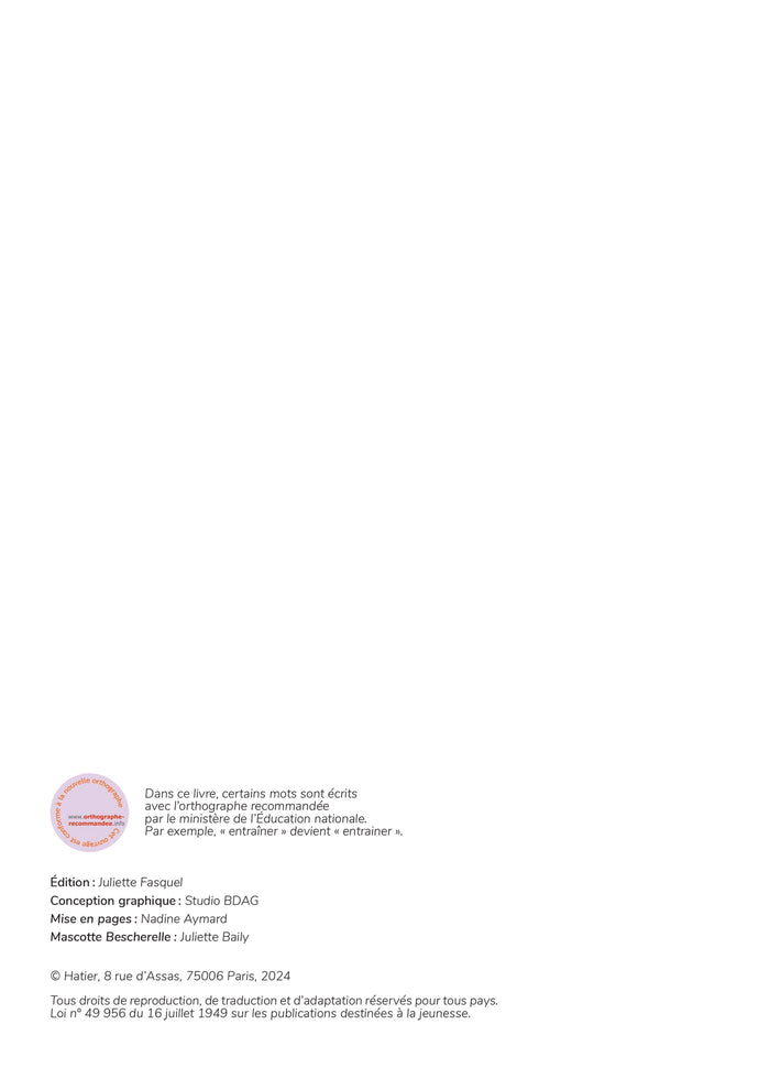 Mon cahier d'entraînement en Français CM1 - 9 ans