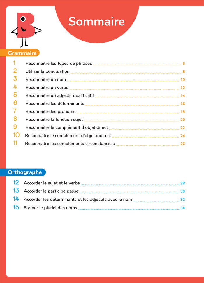 Mon cahier d'entraînement en Français CM1 - 9 ans
