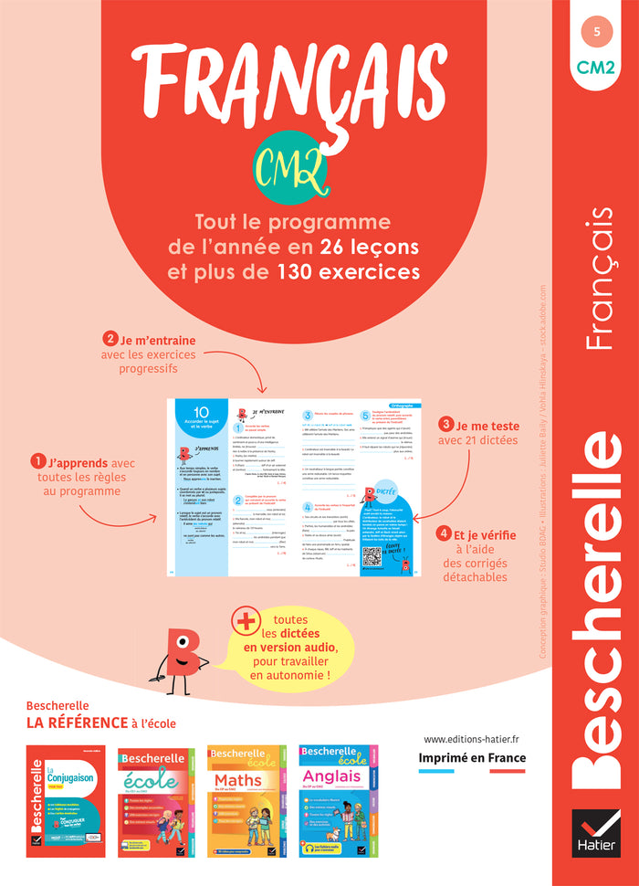 Mon cahier d'entraînement en français CM2 - 10 ans