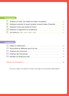 Mon cahier d'entraînement en français CM2 - 10 ans