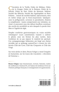 Sociétés secrètes & gastronomie - A la découverte des chevaliers de l'estomac