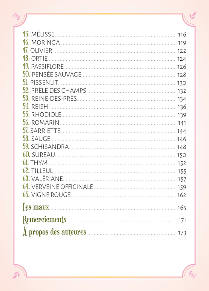 Le coffret des plantes