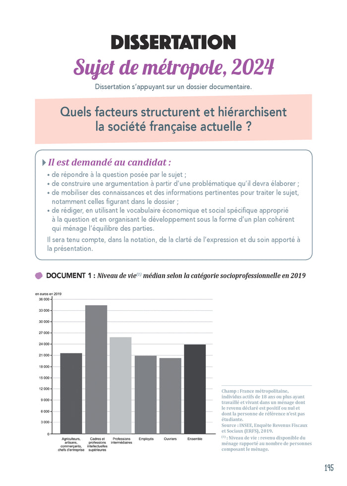 Bac assuré - Spécialité SES - Terminale