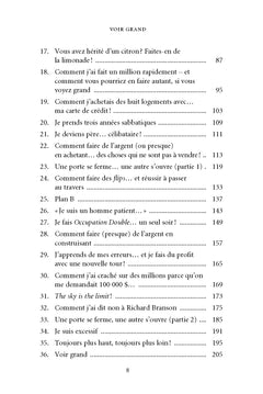 Voir grand - Leçons d'affaires, de vie et de liberté
