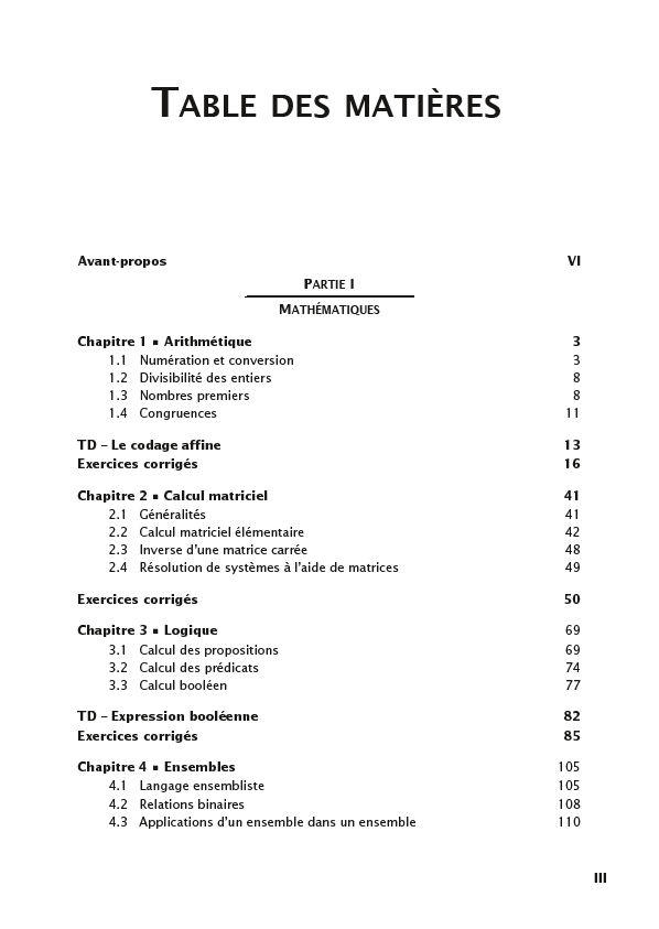 Mathématiques pour l'informatique - 3e éd.- Pour le BTS SIO