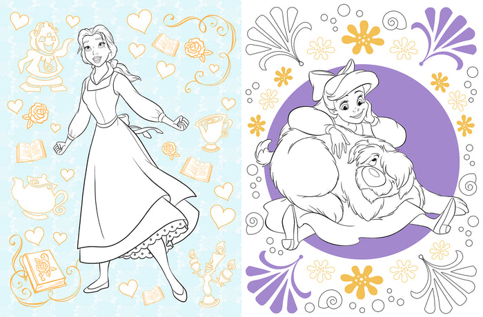 DISNEY PRINCESSES - Coloriages Géants - Je Colorie les Princesses