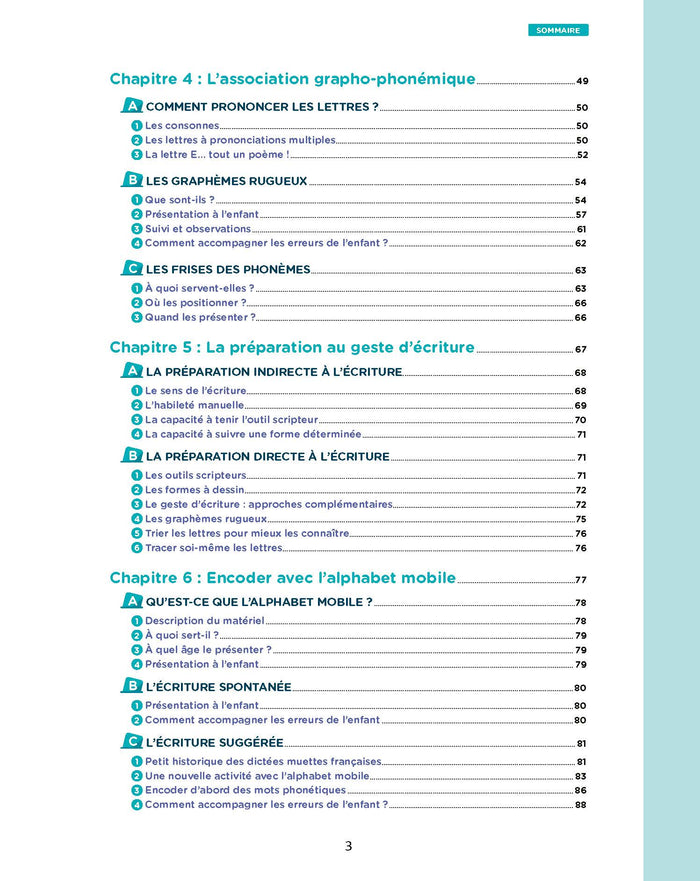 Le langage écrit en pédagogie Montessori de la PS à la GS
