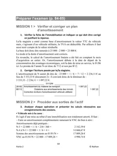 Comptabilité approfondie - DCG - Épreuve 10 - Corrigés applications 2026-2027