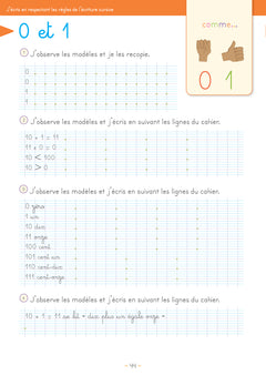 Mon cahier d'écriture CE1