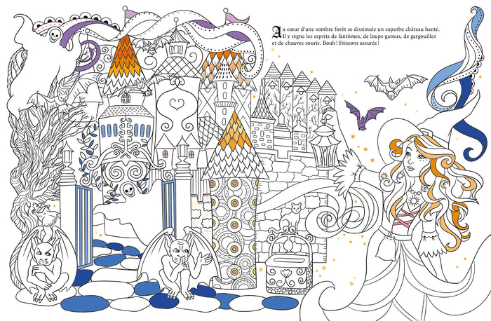 Le grimoire à colorier des sorcières