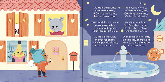 Ma comptine animée - Au clair de la lune