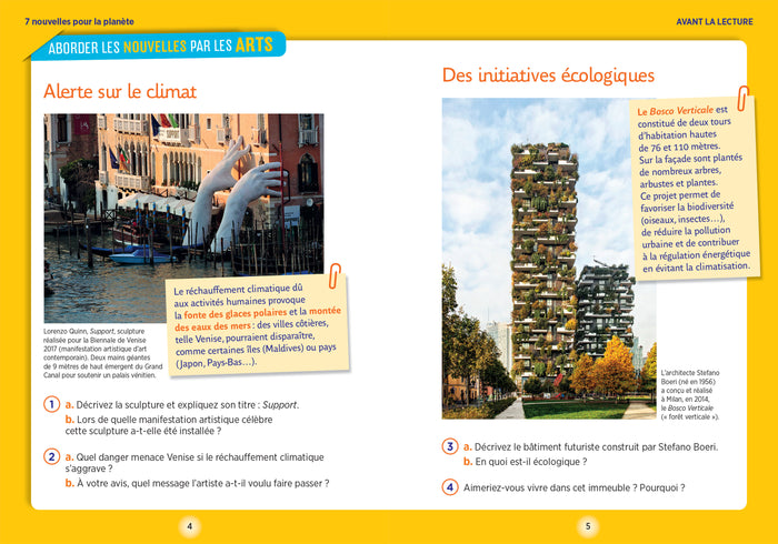 7 nouvelles pour la planète