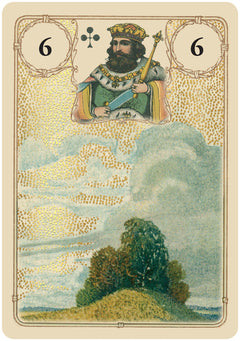 Coffret Oracle Lenormand doré