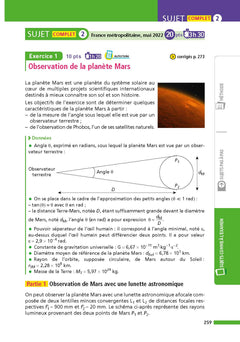 Annales BAC 2023 Physique Chimie Terminale - Corrigé