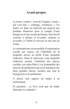 Les traders sont de vrais communistes...