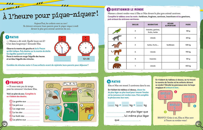 Enquêtes en vacances - Du CE1 au CE2 2026