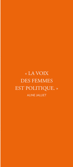 Une voix à soi - Pourquoi n'entend-on pas la voix des femmes