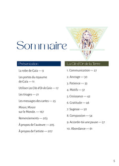 Les Clés d'or de Gaïa - Oracle de sagesse élémentale