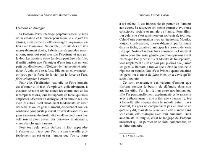 Pour tout l'art du monde