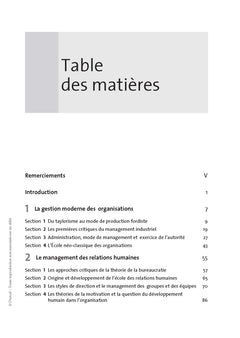Management des organisations