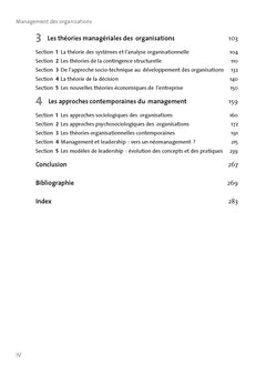 Management des organisations