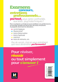 Tous les tests psychotechniques, mémoire, intelligence, aptitude, logique, observation - Concours