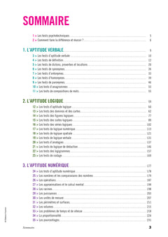 Tous les tests psychotechniques, mémoire, intelligence, aptitude, logique, observation - Concours