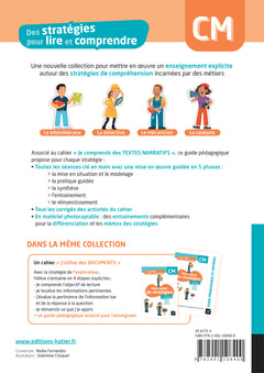 Des stratégies pour lire et comprendre des textes narratifs CM - Guide pédagogique