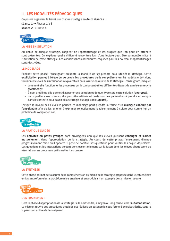 Des stratégies pour lire et comprendre des textes narratifs CM - Guide pédagogique