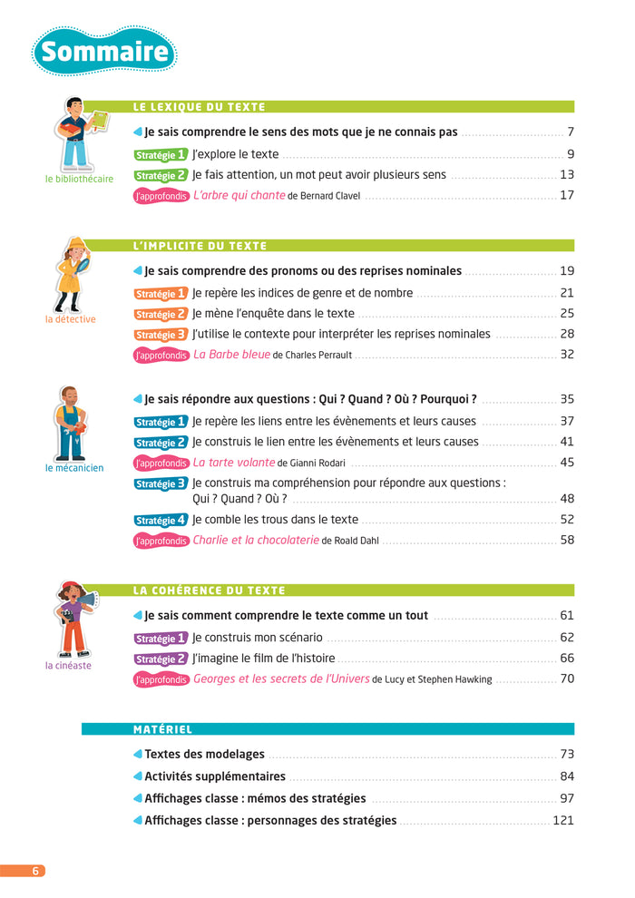 Des stratégies pour lire et comprendre des textes narratifs CM - Guide pédagogique