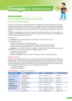 Des stratégies pour lire et comprendre des textes narratifs CM - Guide pédagogique