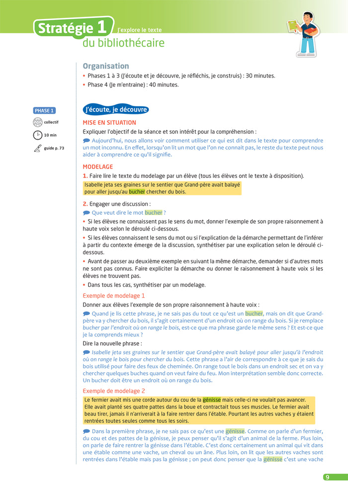 Des stratégies pour lire et comprendre des textes narratifs CM - Guide pédagogique