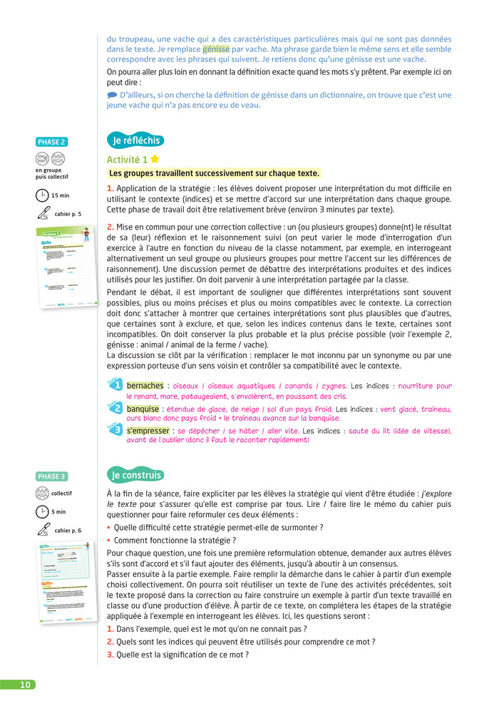 Des stratégies pour lire et comprendre des textes narratifs CM - Guide pédagogique