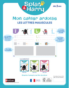 Splat Mon cahier ardoise - Lettres Majuscules