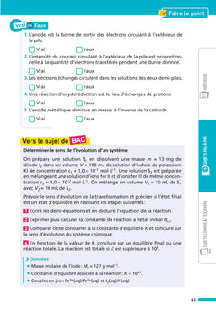Annales Bac Physique Chimie Term. 2027 - Corrigé